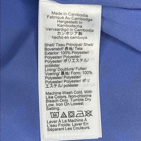 NWOT J. Crew Factory Burgundy and Purple Floral Blouse, Size Small - Picture 5 of 5